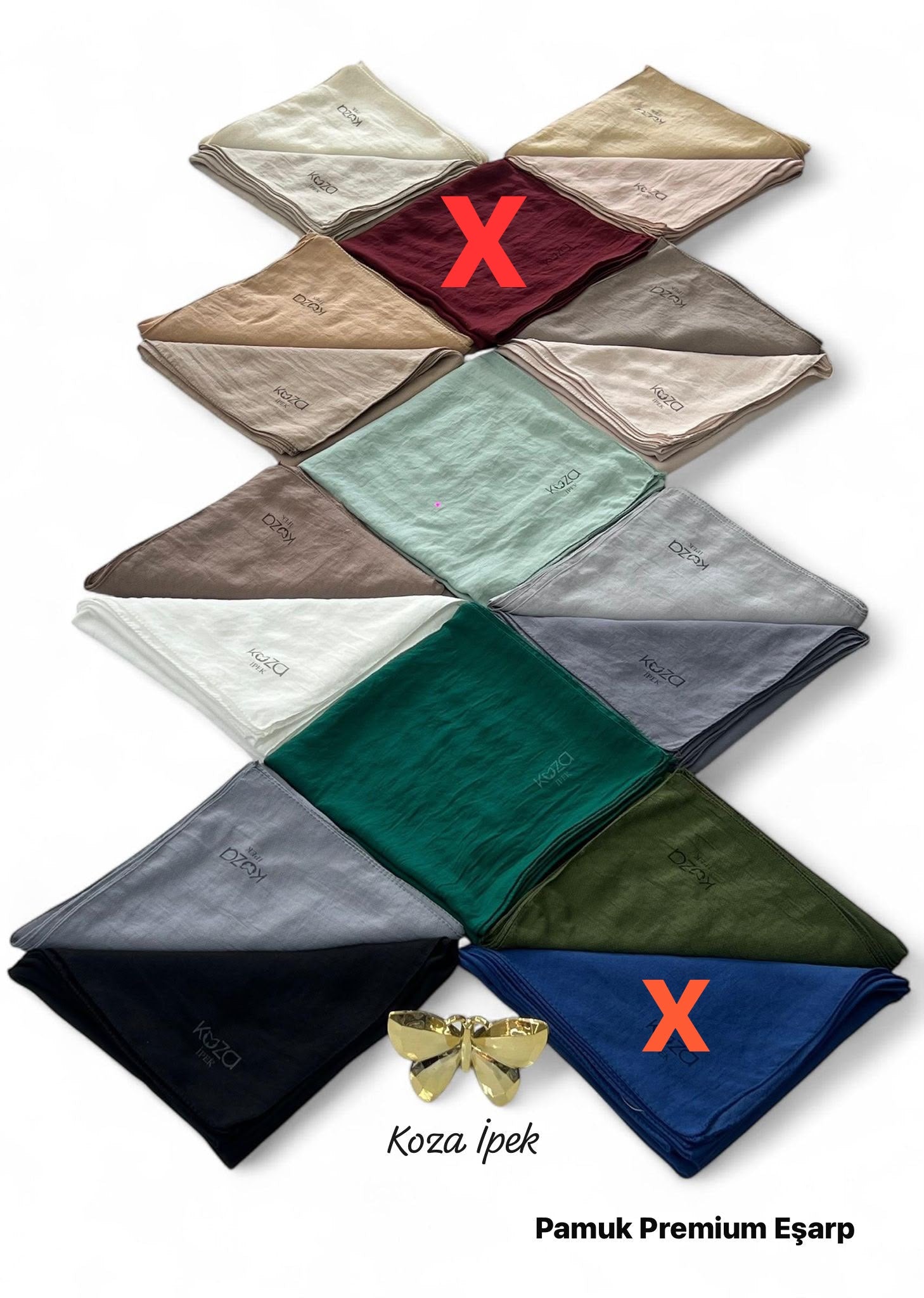 PREMIUM EŞARP 17 RENK SET