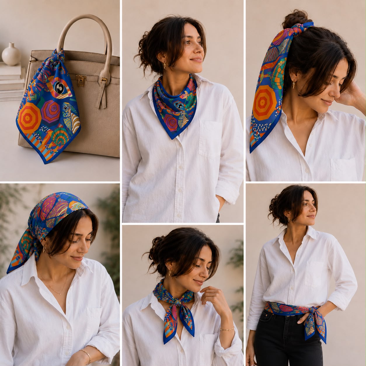 GRAND VİSCOSE FULAR / BANDANA
