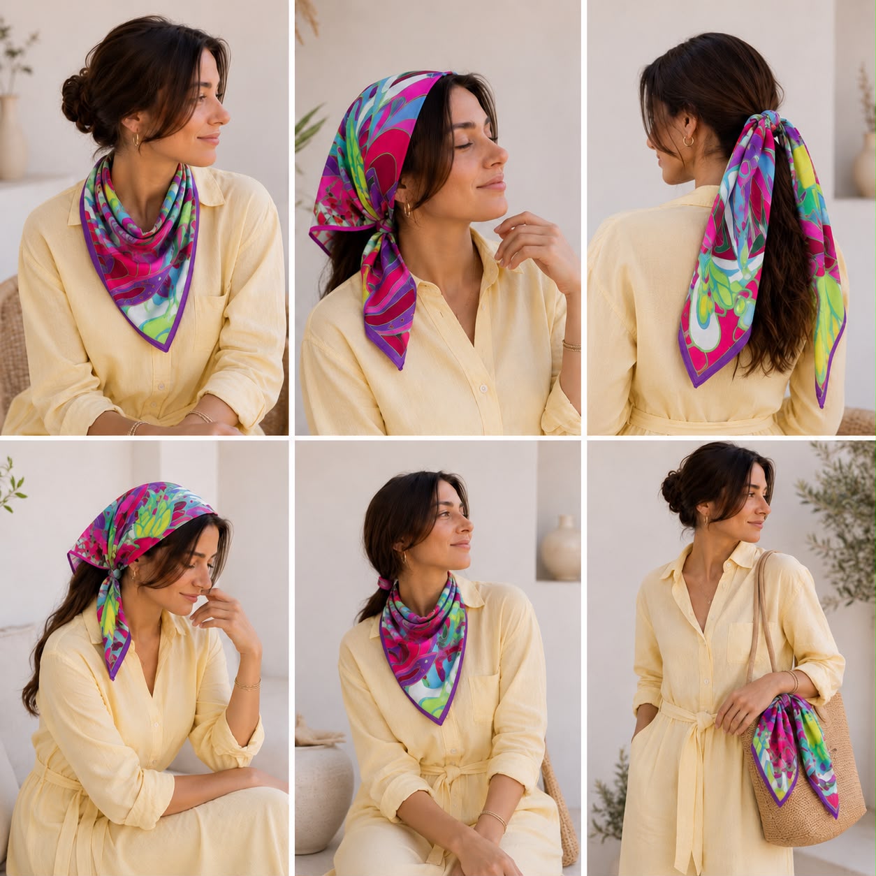 GRAND VİSCOSE FULAR / BANDANA