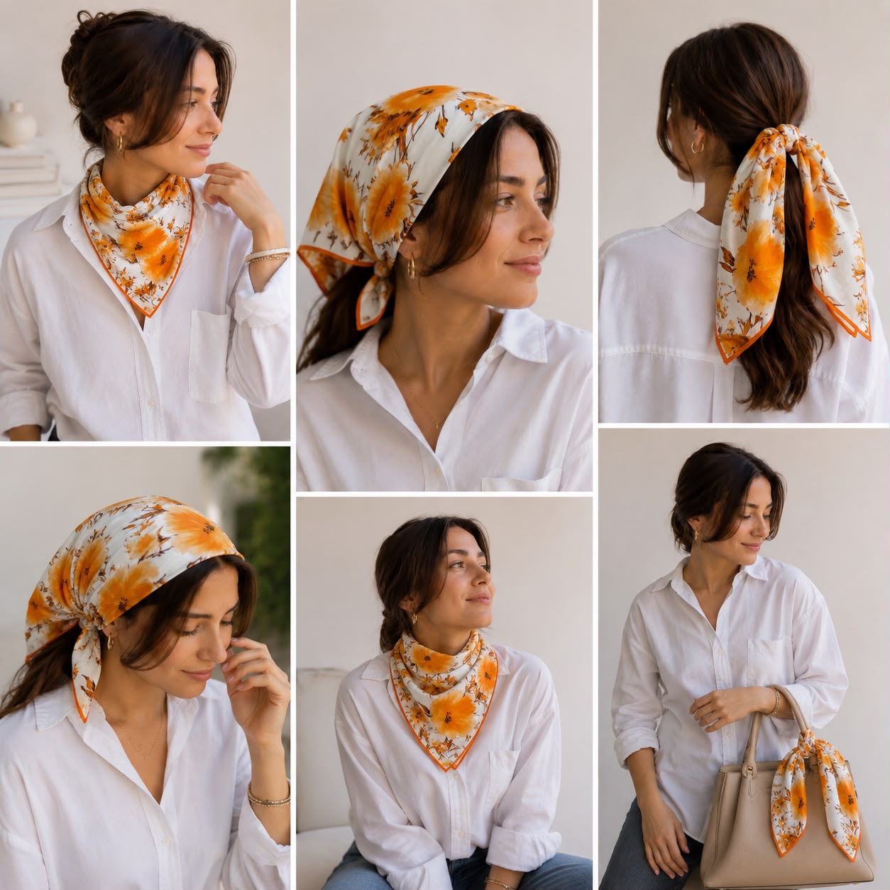GRAND VİSCOSE FULAR / BANDANA