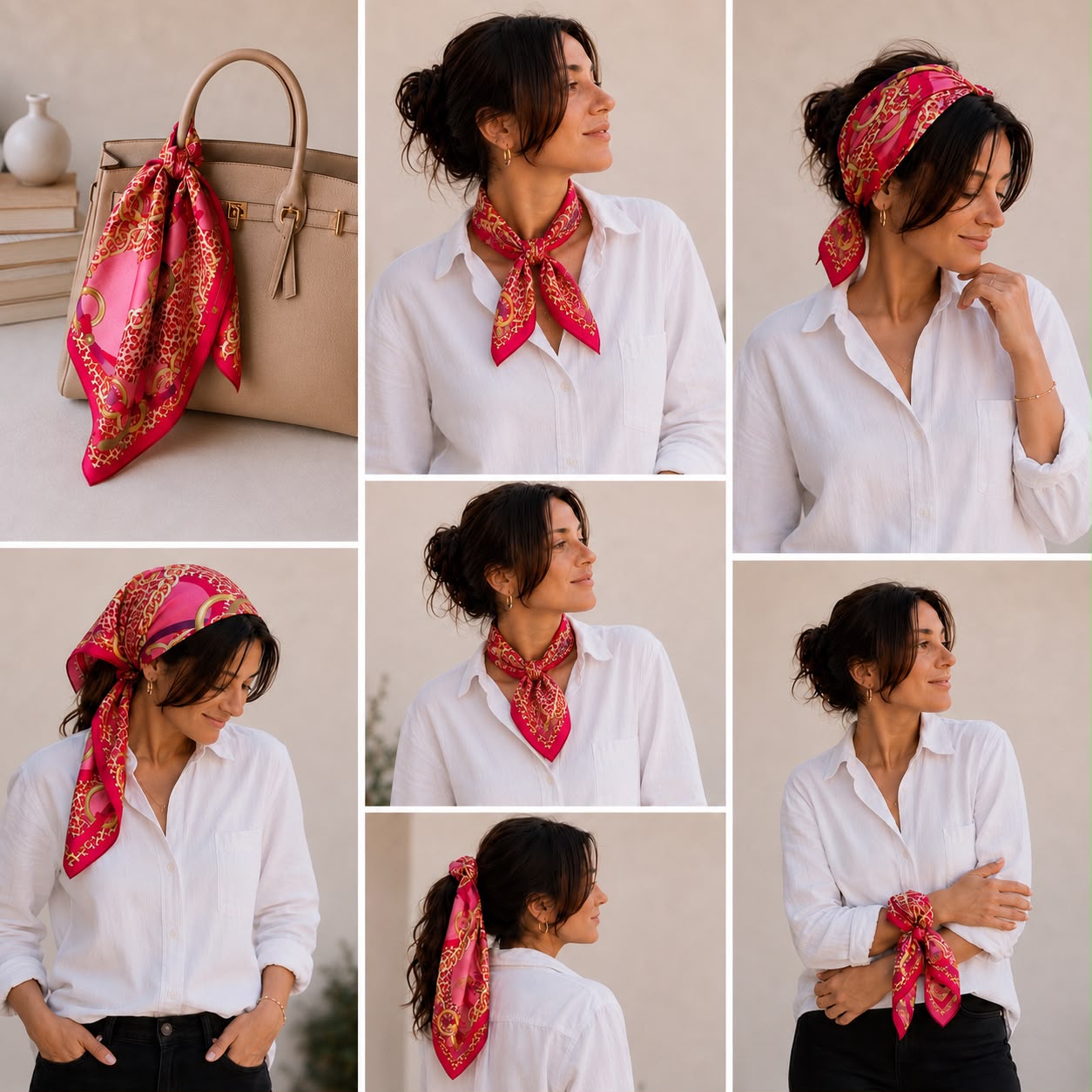 GRAND VİSCOSE FULAR / BANDANA