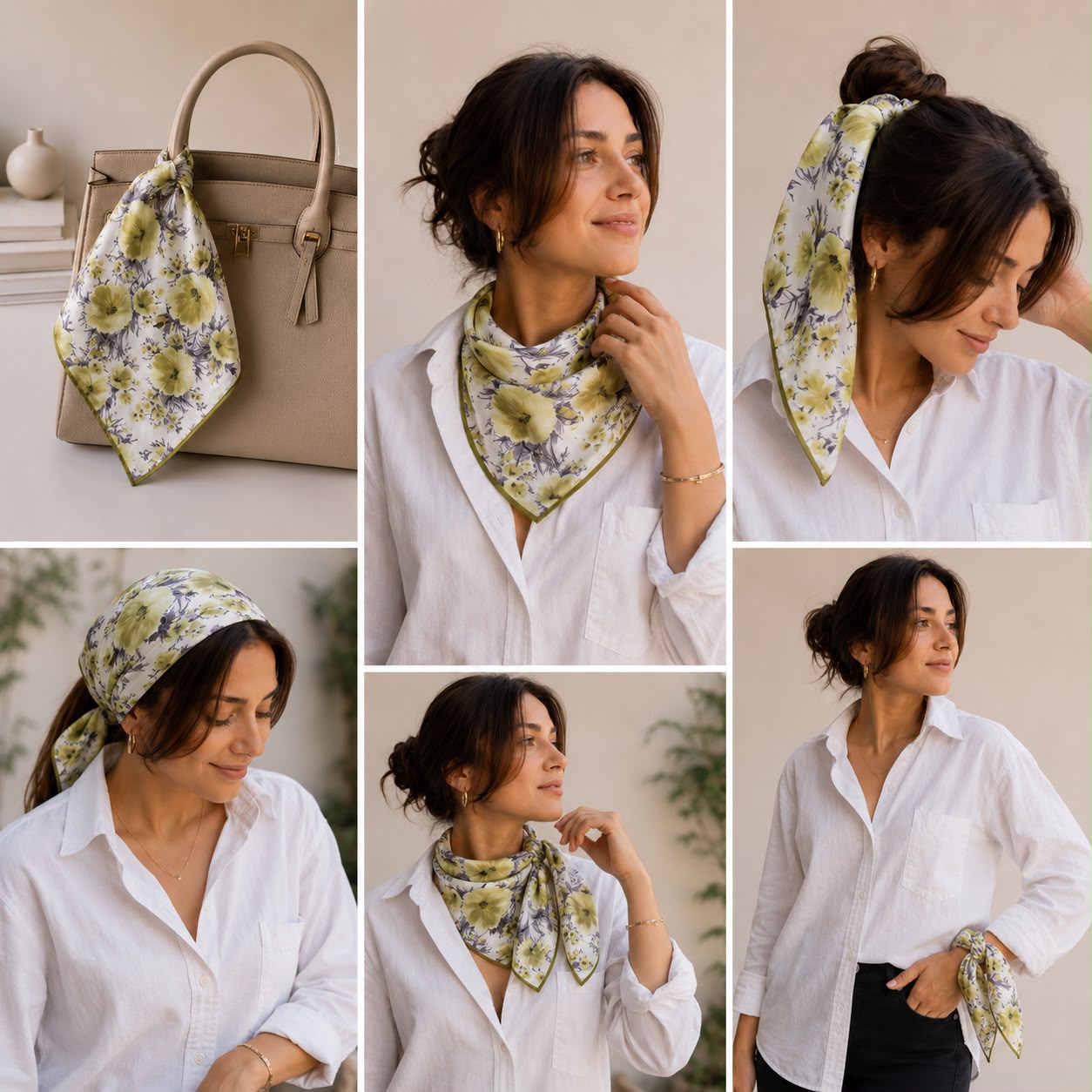 GRAND VİSCOSE FULAR / BANDANA