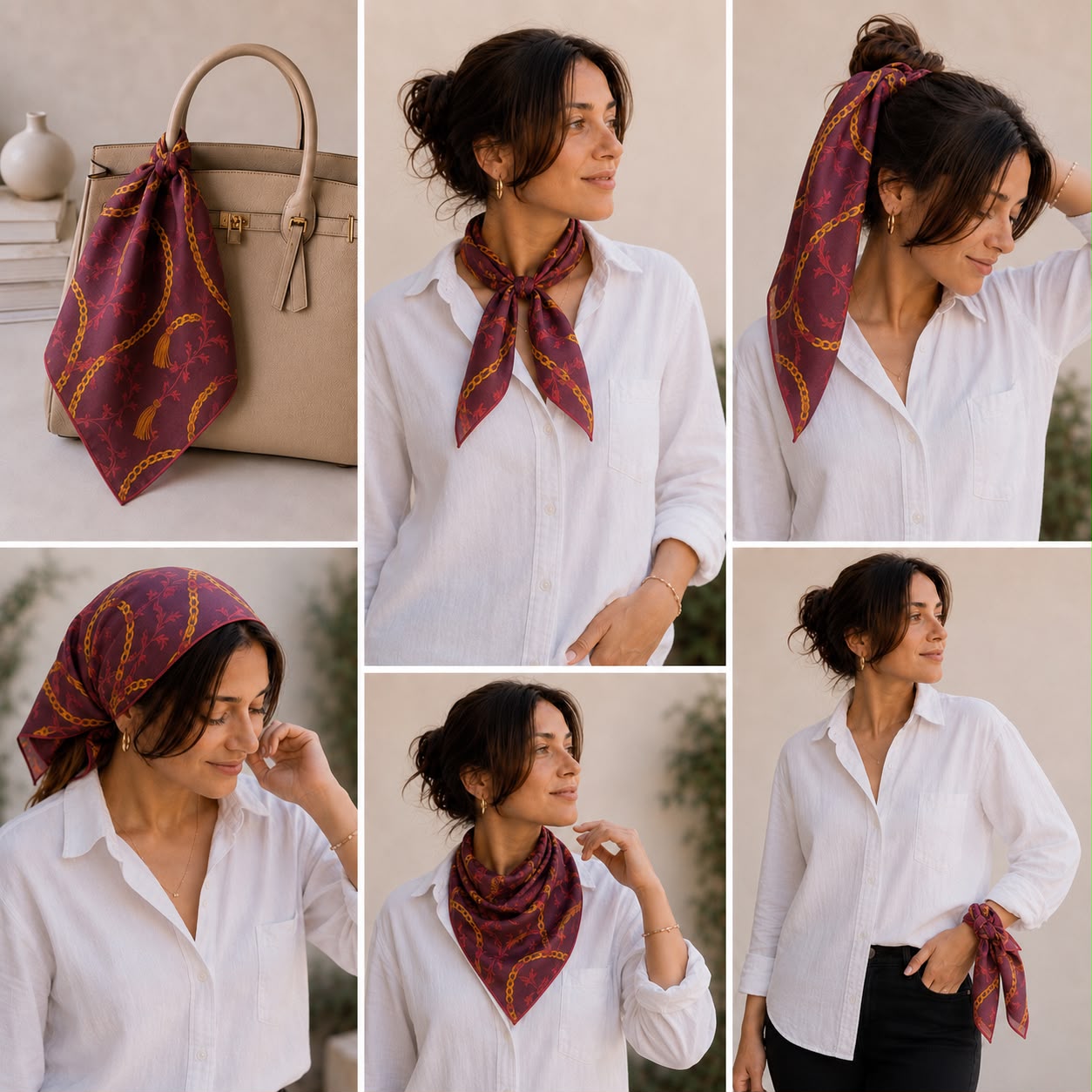 GRAND VİSCOSE FULAR / BANDANA