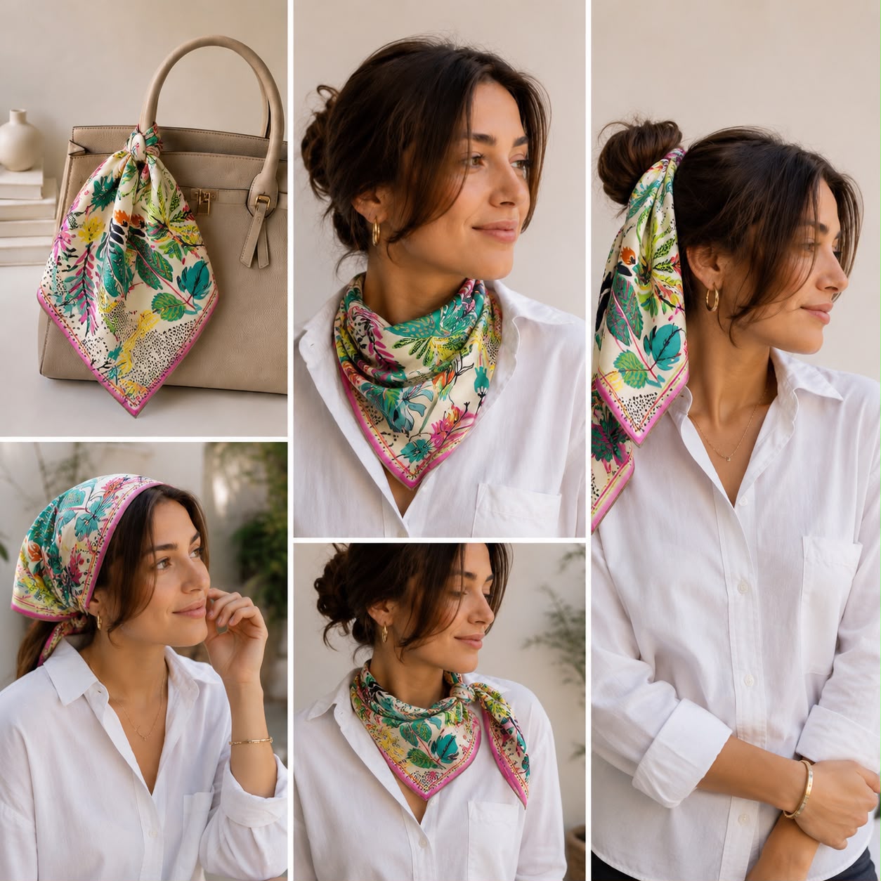GRAND VİSCOSE FULAR / BANDANA