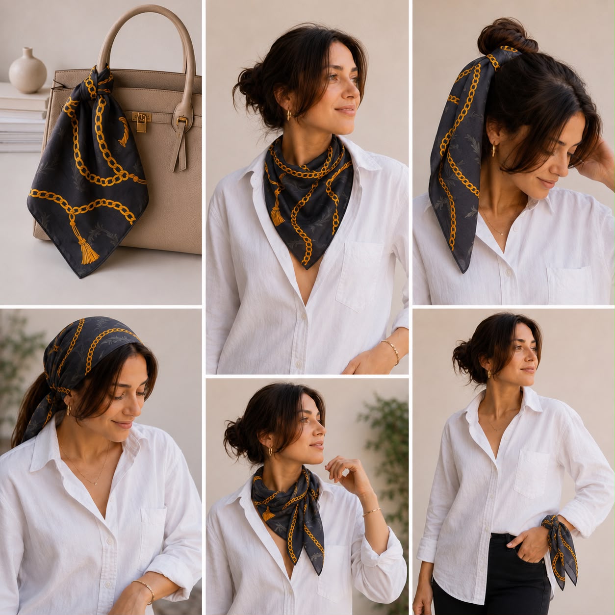 GRAND VİSCOSE FULAR / BANDANA