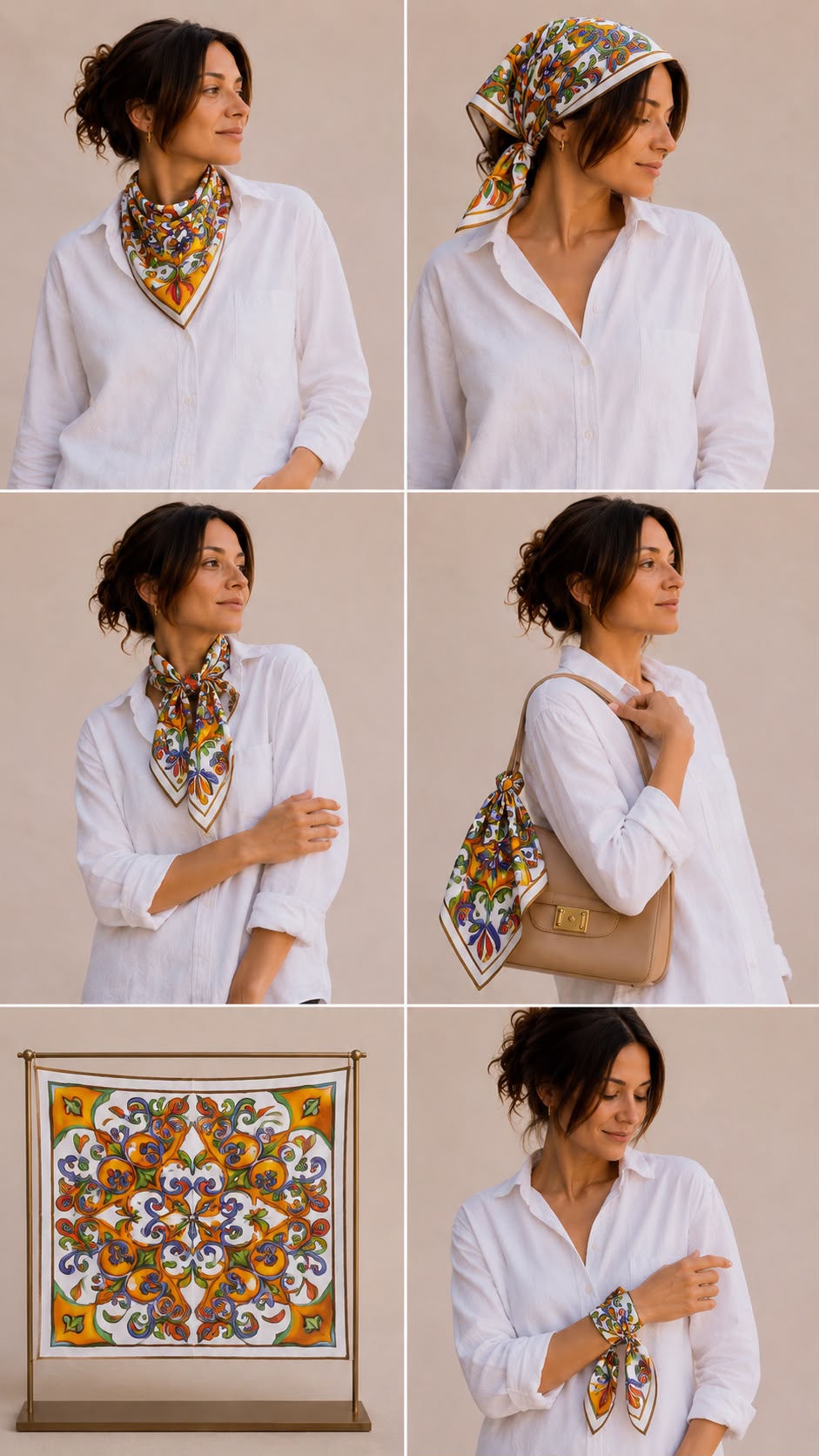 GRAND VİSCOSE FULAR / BANDANA