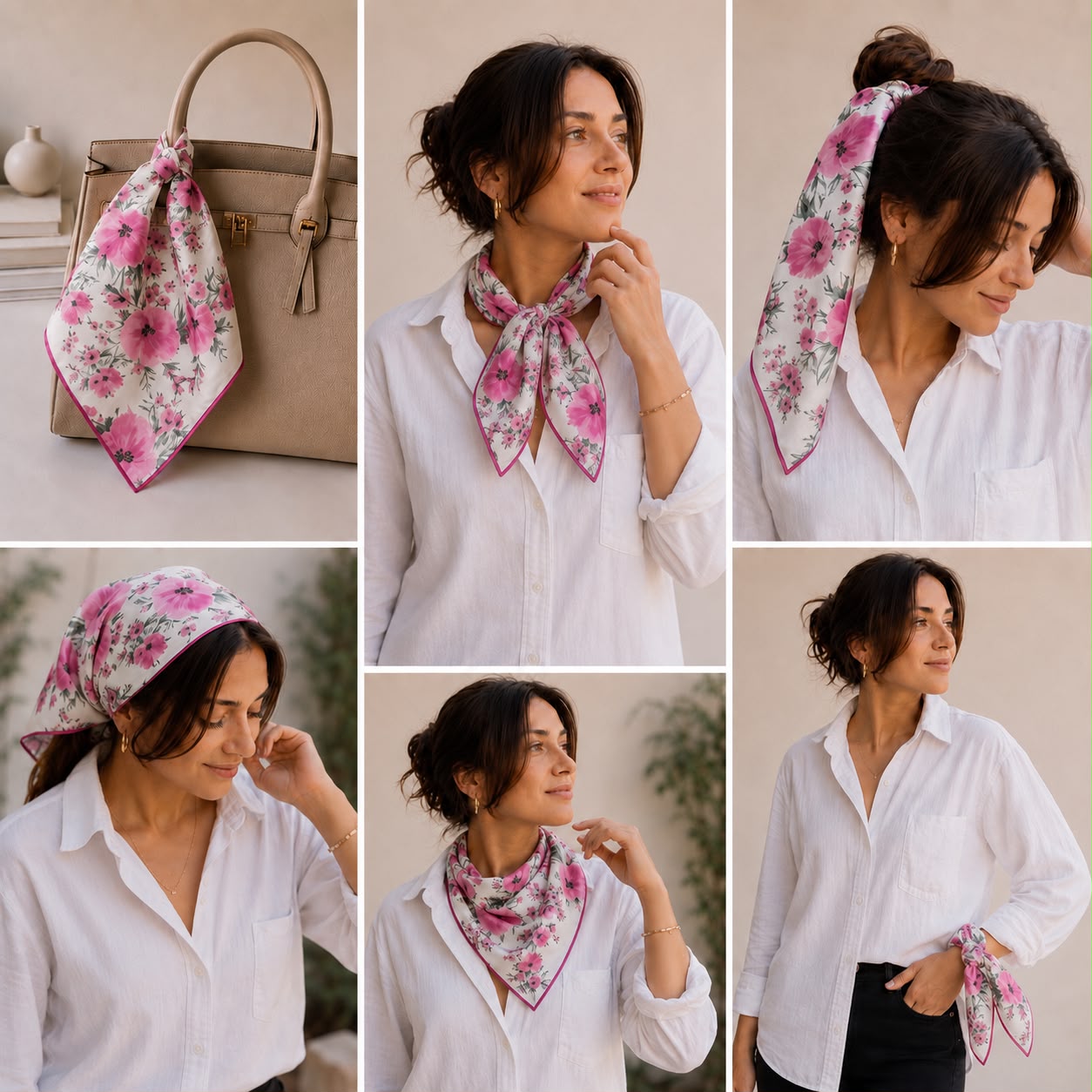 GRAND VİSCOSE FULAR / BANDANA